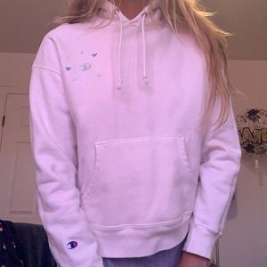 white champion hoodie
